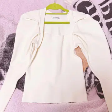 snidel 코르셋 니트 풀오버