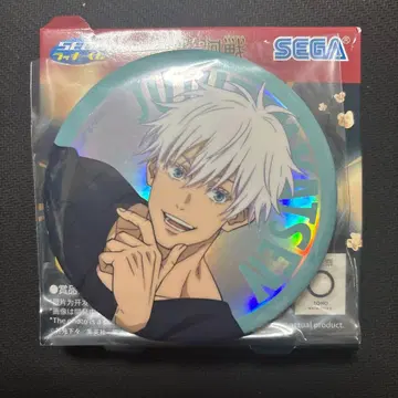 주술회전 세가 럭키 쿠지 고죠 사토루 G상 캔뱃지 오로라ver