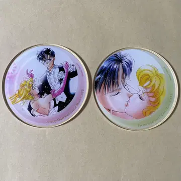 세일러문 세일러문 카페 아크릴 코스터 B 2종 핑크 옐로우 그린