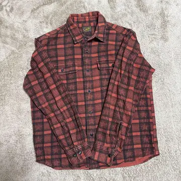 CALEE 옴브레 체크 셔츠