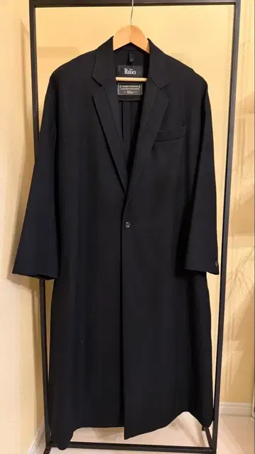 거의 미사용 THE RERACS 라이트 멜톤 오버 체스터 코트 새상품급