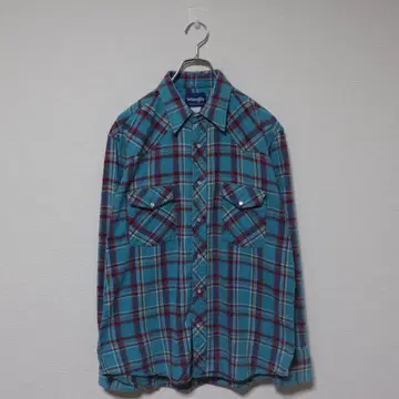 80s Wrangler 랭글러 웨스턴 셔츠 긴팔 셔츠 L