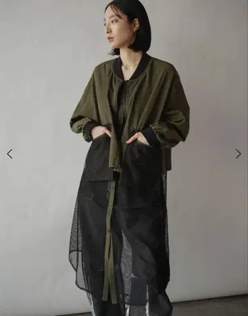 RADIATE 메쉬 레이어드 지퍼 블루종