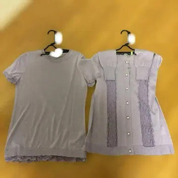 LES COPAINS 라벤더 컬러 앙상블