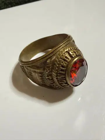 빈티지 UNITED STATES 장식적인 반지