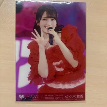 =LOVE 아레나 투어 2025 typeA 봉입 브로마이드 사사키 마이카