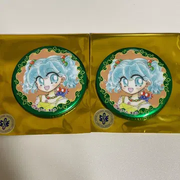 리본 카페 케로케로 차임 캔뱃지 키라키라 캔뱃지 후지타 마구로