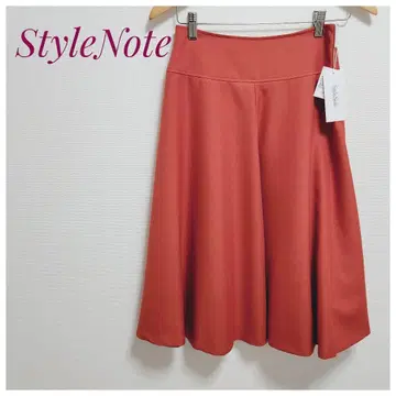 [ 미사용 새상품 ] StyleNote 플레어 스커트 일본제 오렌지