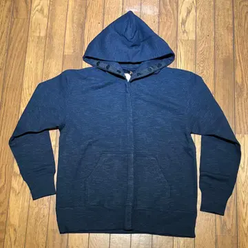 새상품 BROWN by 2-tacs 스냅 후드티 네이비