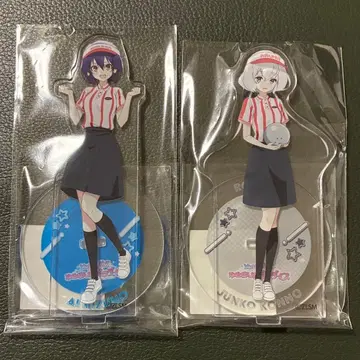 좀비랜드 사가 라운드 원 콜라보 아크릴 스탠드 콘노 준코 미즈노 아이