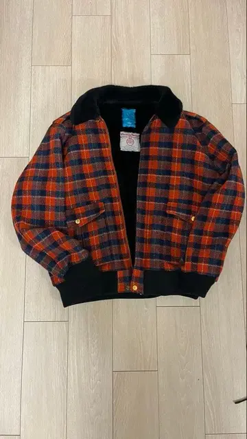 swagger 해리스 트위드 체크 무늬 자켓