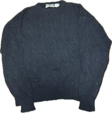 빈티지 그레이 Gray 케이블 니트 미국제