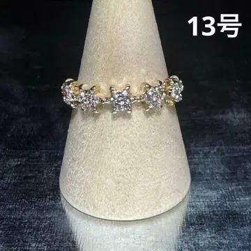 빈티지 패션 반지 골드 13호 스털링 스톤 반지