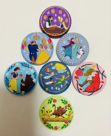 디즈니 자수 캔뱃지