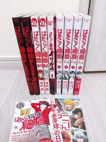 일하는 세포 BLACK 일리걸 Lady 9권 세트