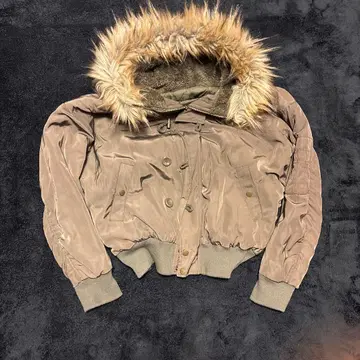 n2b GRL 그레일 밀리터리 퍼 자켓 (짧은 기장)