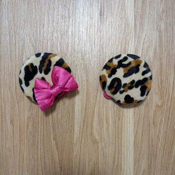 [ 레어 ] [ 새상품급 ] 미니 레오파드 무늬 헤어핀