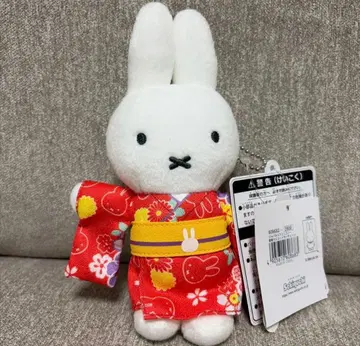 미피 기모노 봉제 인형 키링 약 15cm