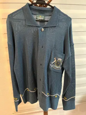IXBRYCH 파란색 M 사이즈 가디건