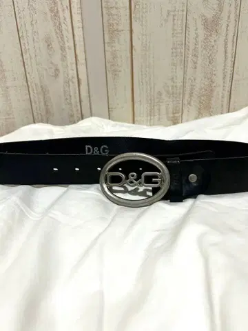D&G 로고 벨트