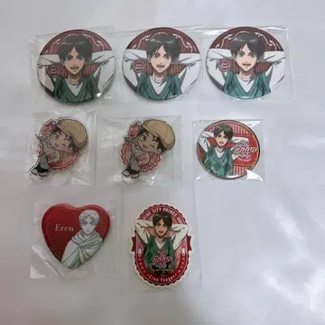 진격의 거인 선샤인 아크릴 스탠드 캔뱃지 스티커 엘렌