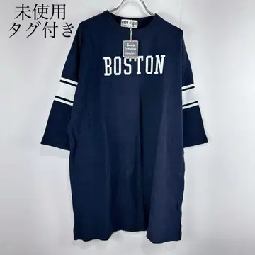 미사용 택 포함 큐브 슈가 M 사이즈 프린트 로고 원피스