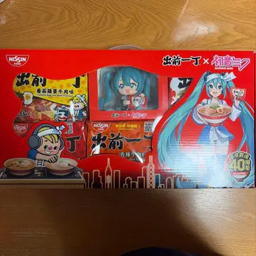 닛신 출전일형 하츠네 미쿠 콜라보 세트