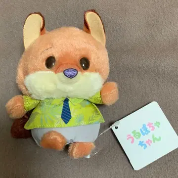 [ 미사용 새상품 ] 주토피아 닉 봉제 인형 디즈니 스토어 우루포차짱