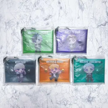 WIND BREAKER 카라비너 포함 미니 클리어 파우치 전 5종