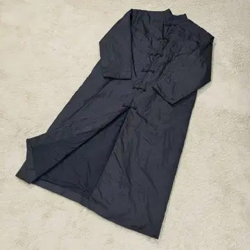 원더풀 월드 카네코 이사오 차이나 버튼 롱 코트 블랙 중화