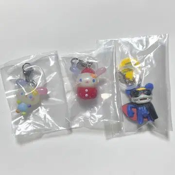 메지루시 액세서리 3종 세트 산리오 우사하나 냥츄 가챠가챠