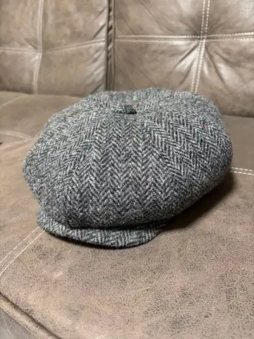 HATBLOCK DK 헌팅 캡 해리스 트위드 2L 새상품급 햇 블록