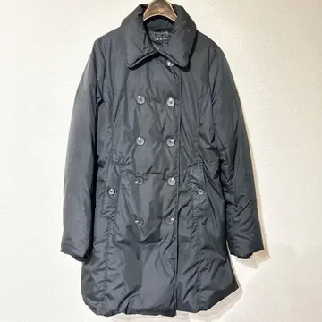 Theory 띠어리 다운 코트 더블 블랙