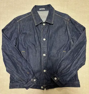 AURALEE 인디고 데님 자켓