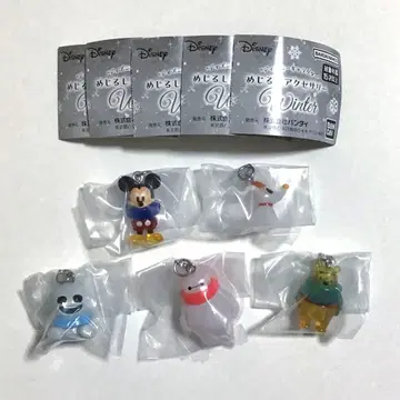 디즈니 메지루시 액세서리 winter 전 5종 컴플리트 세트