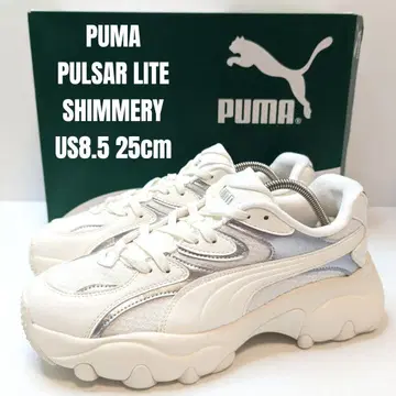새상품급 25년산 PUMA 푸마 팔서 라이트 25cm 통굽 화이트