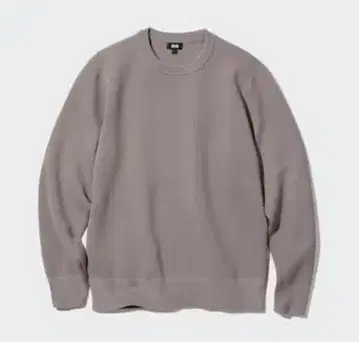 새상품급 UNIQLO 워셔블 밀라노 리브 크루넥 스웨터 XXL