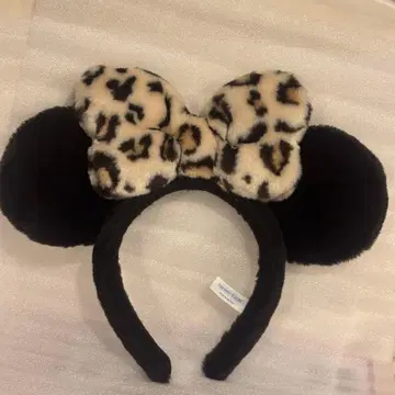 미니 머리띠 레오파드 무늬