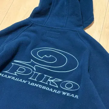 PIKO 플리스 자켓 네이비 Y2K