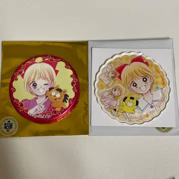 리본 카페 히메짱의 리본 미즈사와 메구미 반짝반짝 캔배지 아크릴 스티커