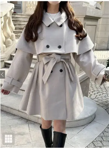 2way 케이프 세트 코트 ze782