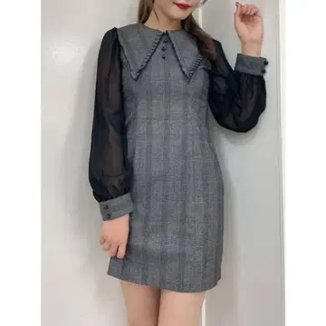 EATME 이토미 BIG 칼라 타이트 원피스