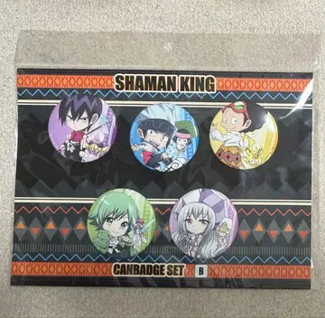 샤먼킹 캔뱃지 세트