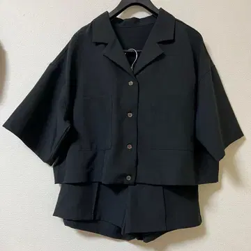 MURUA 반팔 셔츠 테일러드 자켓 숏팬츠 셋업