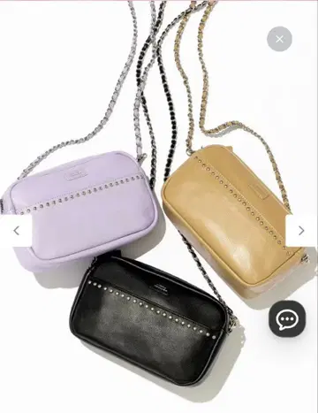 23구 레더 스터드 숄더백