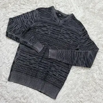 [ c7174 ] AZUL by moussy 니트 스웨터 그레이