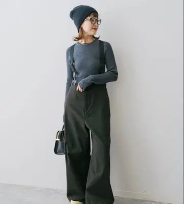 스픽앤스팬 서스펜더 팬츠 워커팬츠