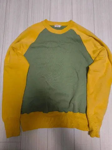 WAREHOUSE 웨어하우스 2-tone 래글런 맨투맨 사이즈 44