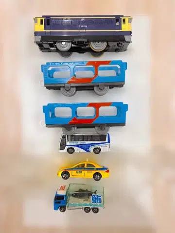 프라레일과 토미카 세트 + NO. 10 토미카 이벤트 모델 참치 트럭