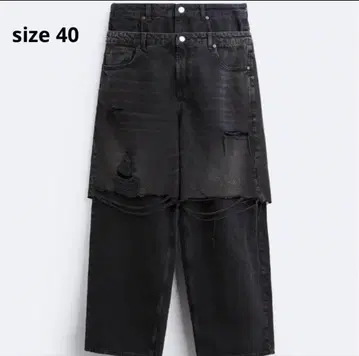 초레어 ZARA BERLIN EDITION 레이어드 데님